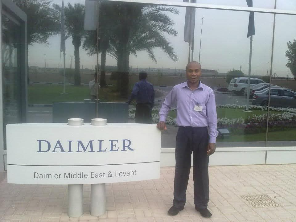 Samuel Ngugi at Daimler Middle East & Levant